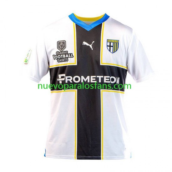 Camiseta de Fútbol Parma Hombre Casa 2023-2024 Manga Corta