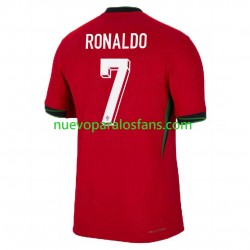 Camiseta de Fútbol Portugal Cristiano Ronaldo 7 Hombre Casa Euro 2024 Manga Corta
