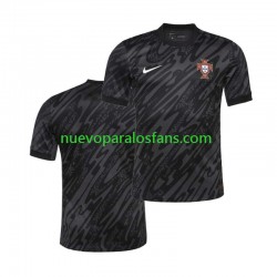Camiseta de Fútbol Portugal Portero Hombre Exterior Euro 2024 Manga Corta