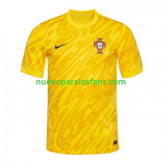 Camiseta de Fútbol Portugal Portero Hombre Casa Euro 2024 Manga Corta