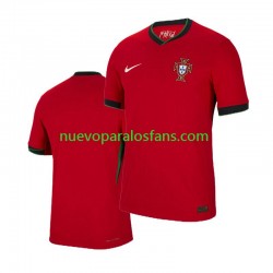 Camiseta de Fútbol Portugal Hombre Casa Euro 2024 Manga Corta