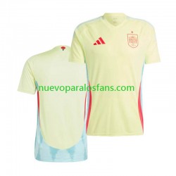 Camiseta de Fútbol España Hombre Exterior Euro 2024 Manga Corta