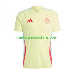 Camiseta de Fútbol España Hombre Exterior Euro 2024 Manga Corta