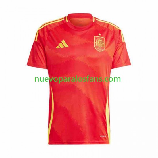 Camiseta de Fútbol España Hombre Casa Euro 2024 Manga Corta
