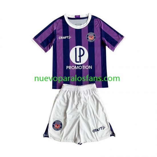 Camiseta de Fútbol Toulouse Niño Exterior 2023-2024 Manga Corta