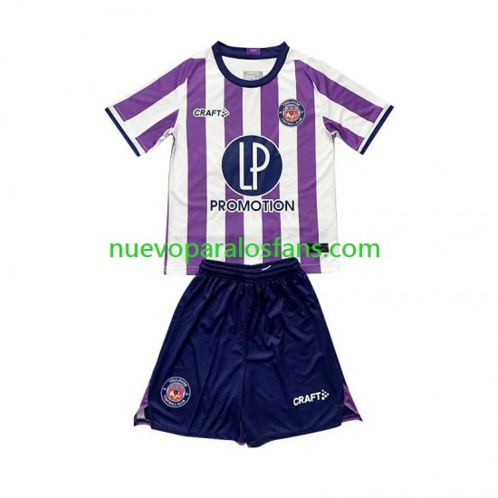 Camiseta de Fútbol Toulouse Niño Casa 2023-2024 Manga Corta