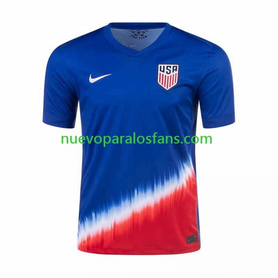 Camiseta de Fútbol Estados Unidos Hombre Exterior 2024 Manga Corta
