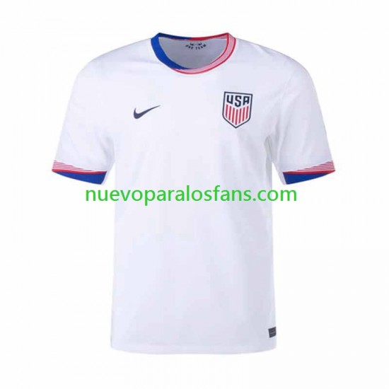 Camiseta de Fútbol Estados Unidos Hombre Casa 2024 Manga Corta