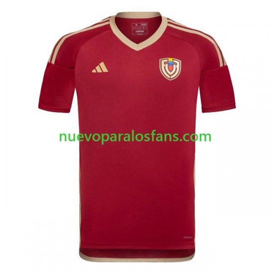 Camiseta de Fútbol Venezuela Copa America Hombre Casa 2024 Manga Corta