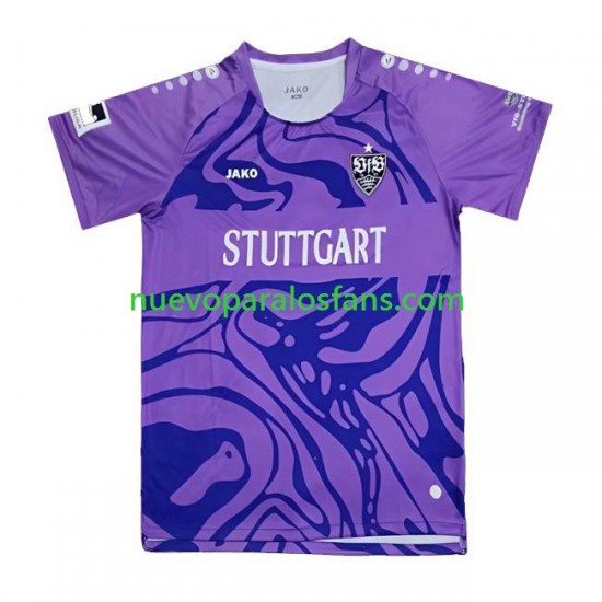 Camiseta de Fútbol VfB Stuttgart Special Portero Hombre Casa 2023-2024 Manga Corta