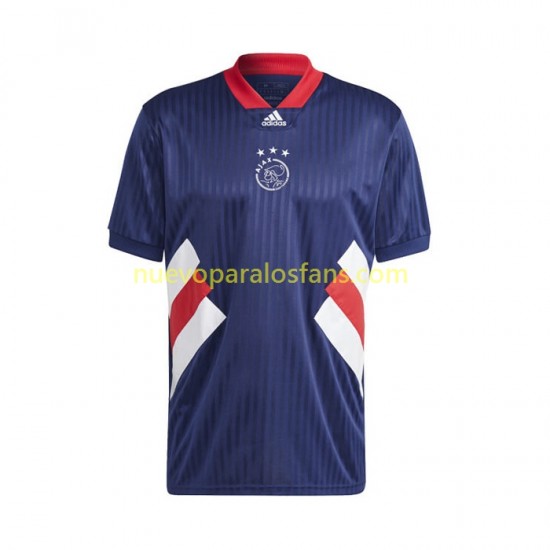 Camiseta de Fútbol AFC Ajax Icon Retro Hombre Casa 2022-2023 Manga Corta