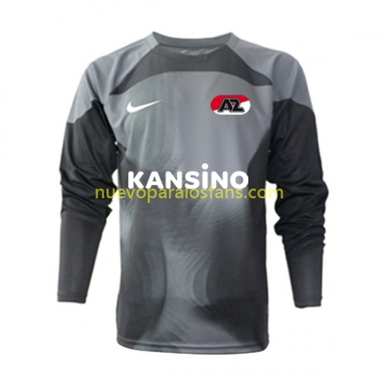 Camiseta de Fútbol AZ Alkmaar Portero Hombre Casa 2022-2023 Manga Larga
