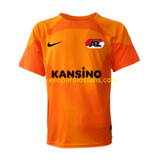 Camiseta de Fútbol AZ Alkmaar Portero Hombre Tercera 2022-2023 Manga Corta