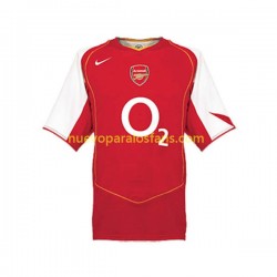 Camiseta de Fútbol Arsenal Retro Hombre Casa 2004 Manga Corta