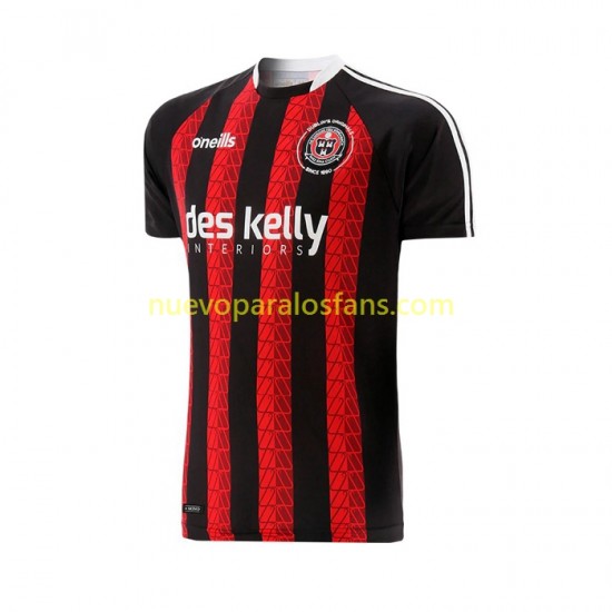 Camiseta de Fútbol Bohemian Hombre Casa 2023 Manga Corta