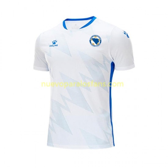 Camiseta de Fútbol Bośnia i Hercegowina Hombre Exterior 2023 Manga Corta