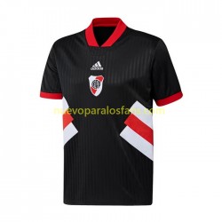 Camiseta de Fútbol CA River Plate Icon Retro Hombre Casa 2022-2023 Manga Corta