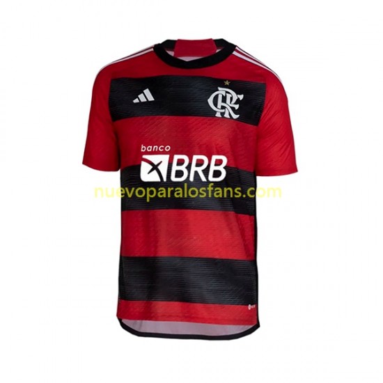 Camiseta de Fútbol CR Flamengo Hombre Casa 2023-2024 Manga Corta