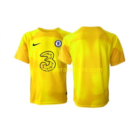 Camiseta de Fútbol Chelsea Portero Hombre Exterior 2022-2023 Manga Corta