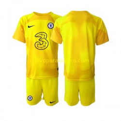Camiseta de Fútbol Chelsea Portero Niño Exterior 2022-2023 Manga Corta
