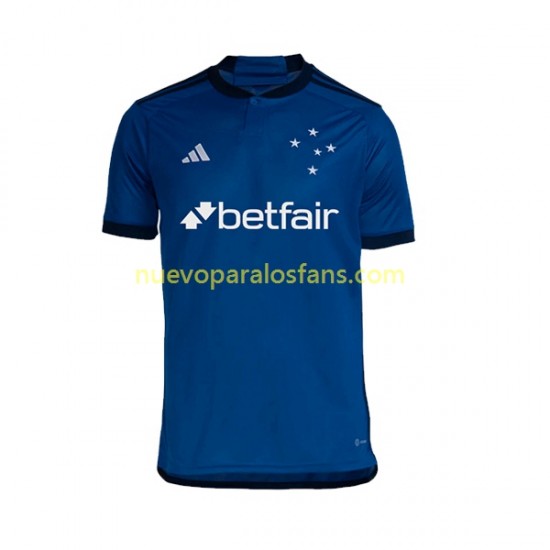 Camiseta de Fútbol Cruzeiro Hombre Casa 2023 Manga Corta