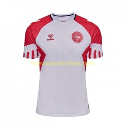 Camiseta de Fútbol Dinamarca Hombre Exterior 2023 Manga Corta