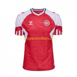 Camiseta de Fútbol Dinamarca Hombre Casa 2023 Manga Corta