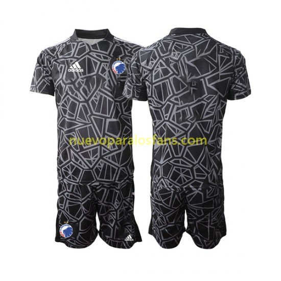 Camiseta de Fútbol FC Kopenhaga Portero Niño Casa 2022-2023 Manga Corta