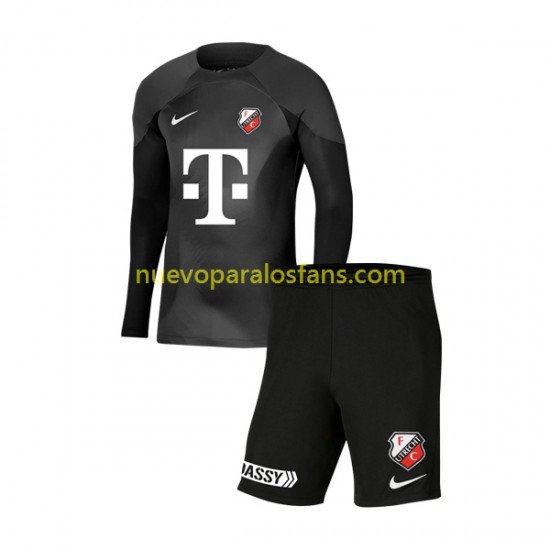 Camiseta de Fútbol FC Utrecht Portero Niño Casa 2022-2023 Manga Larga