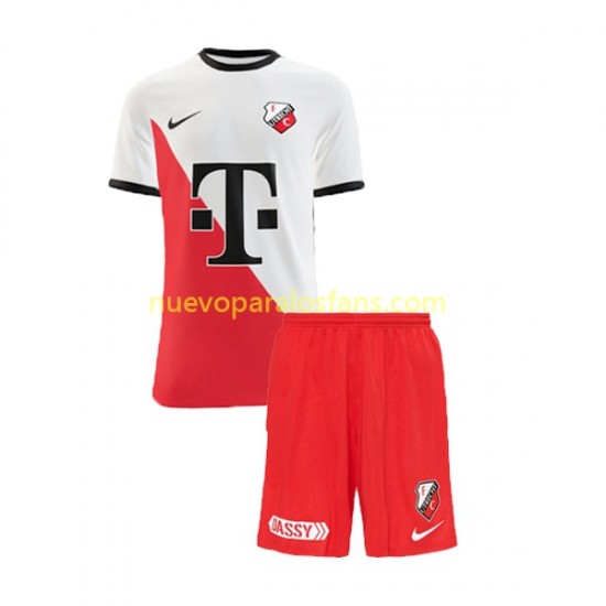 Camiseta de Fútbol FC Utrecht Niño Casa 2022-2023 Manga Corta