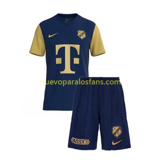 Camiseta de Fútbol FC Utrecht Niño Tercera 2022-2023 Manga Corta