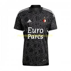 Camiseta de Fútbol Feyenoord Rotterdam Portero Hombre Cuarto 2022-2023 Manga Corta