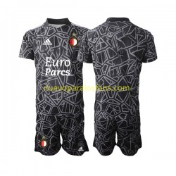 Camiseta de Fútbol Feyenoord Rotterdam Portero Niño Cuarto 2022-2023 Manga Corta