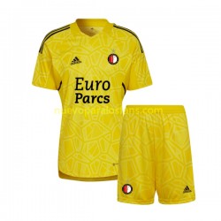 Camiseta de Fútbol Feyenoord Rotterdam Portero Niño Tercera 2022-2023 Manga Corta