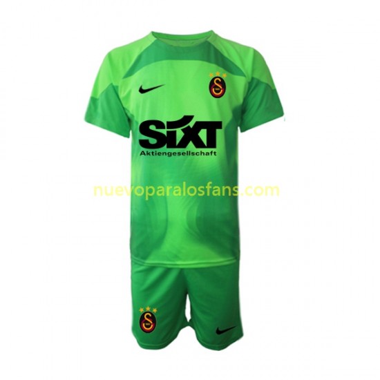 Camiseta de Fútbol Galatasaray Portero Niño Casa 2022-2023 Manga Corta
