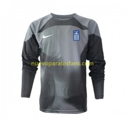 Camiseta de Fútbol Grecia Portero Hombre Exterior 2022-2023 Manga Larga
