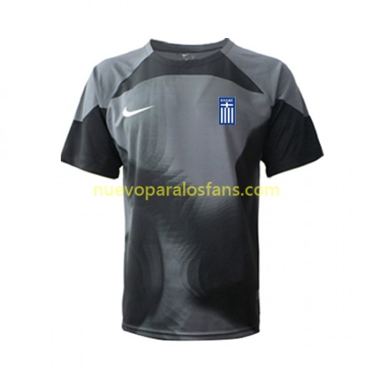 Camiseta de Fútbol Grecia Portero Hombre Exterior 2022-2023 Manga Corta