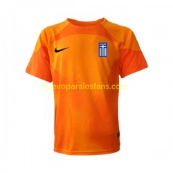 Camiseta de Fútbol Grecia Portero Hombre Tercera 2022-2023 Manga Corta