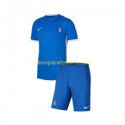 Camiseta de Fútbol Grecia Niño Tercera 2022-2023 Manga Corta