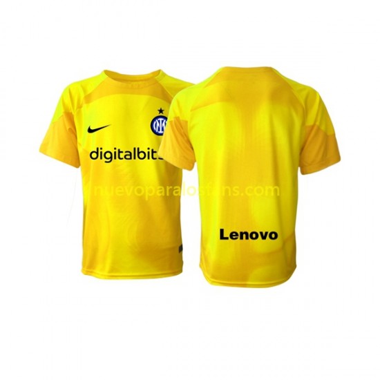 Camiseta de Fútbol Inter Milan Portero Hombre Exterior 2022-2023 Manga Corta