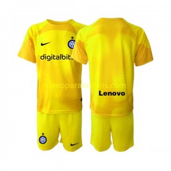 Camiseta de Fútbol Inter Milan Portero Niño Exterior 2022-2023 Manga Corta