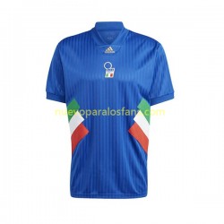 Camiseta de Fútbol Italia Icon Retro Hombre Casa 2022-2023 Manga Corta