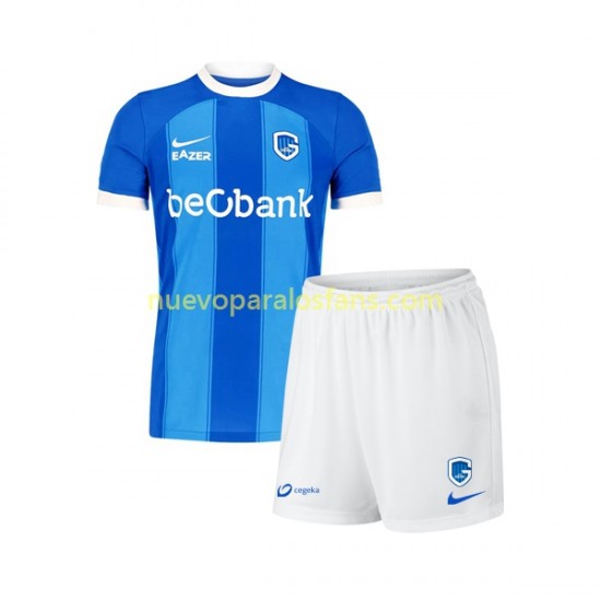 Camiseta de Fútbol KRC Genk Niño Casa 2023-2024 Manga Corta