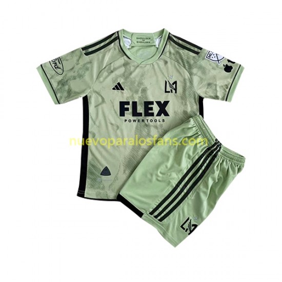 Camiseta de Fútbol Los Angeles FC Niño Exterior 2023 Manga Corta
