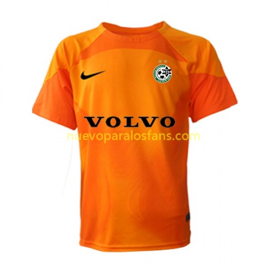 Camiseta de Fútbol Maccabi Haifa Portero Hombre Exterior 2022-2023 Manga Corta