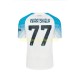 Camiseta de Fútbol Napoli Face Game Kvaratskhelia 77 Hombre Casa 2022-2023 Manga Corta