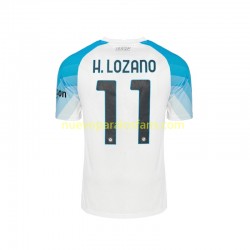 Camiseta de Fútbol Napoli Face Game Lozano 11 Hombre Casa 2022-2023 Manga Corta