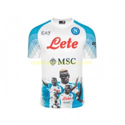 Camiseta de Fútbol Napoli Face Game Osimhen 9 Hombre Casa 2022-2023 Manga Corta