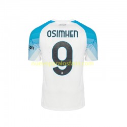 Camiseta de Fútbol Napoli Face Game Osimhen 9 Hombre Casa 2022-2023 Manga Corta