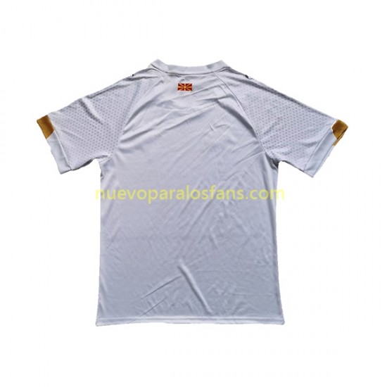 Camiseta de Fútbol Macedonia Północna Hombre Exterior 2023 Manga Corta